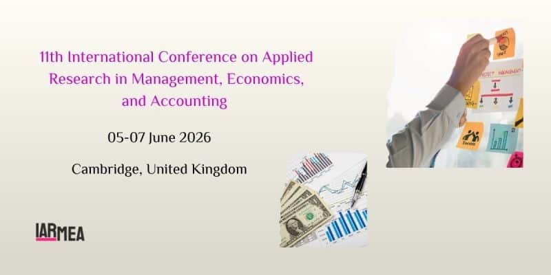 11th International Conference on Applied Research in Management, Economics, and Accounting