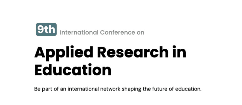 9th International Conference on Applied Research in Education (ARECONF)